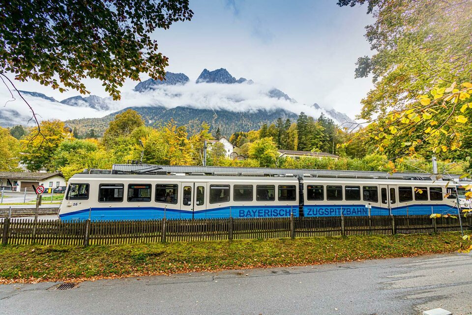 Bayerische Zugspitzbahn | © Zugspitzbahnhof Grainau@ZABT - Bernd Jaufmann