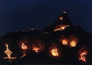 Bergfeuer Ehrwald