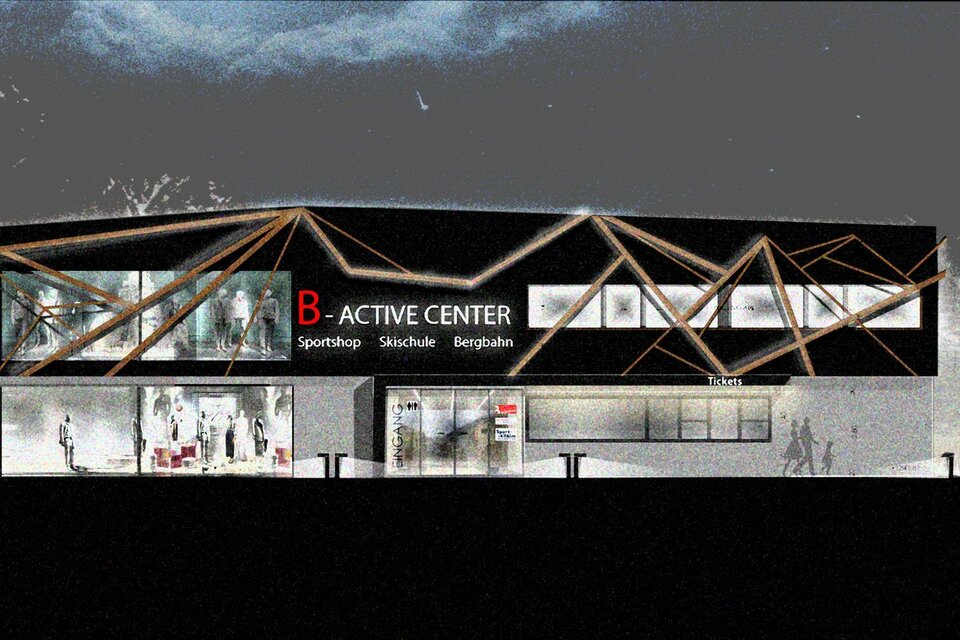 B-Active Center Südansicht