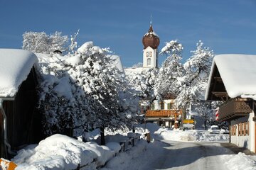 Dorfplatz Winter | Grainau | © Gilsdorf